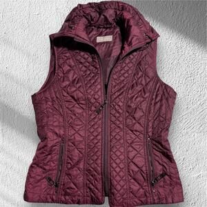 Canda Premium Quilted Burgundy Women's Vest